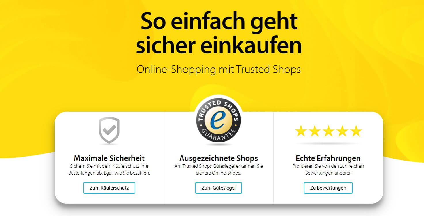 Trusted Shops customer ratings become standard