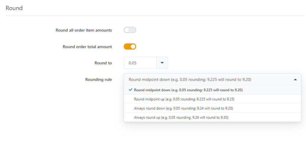 Rounding in Smartstore