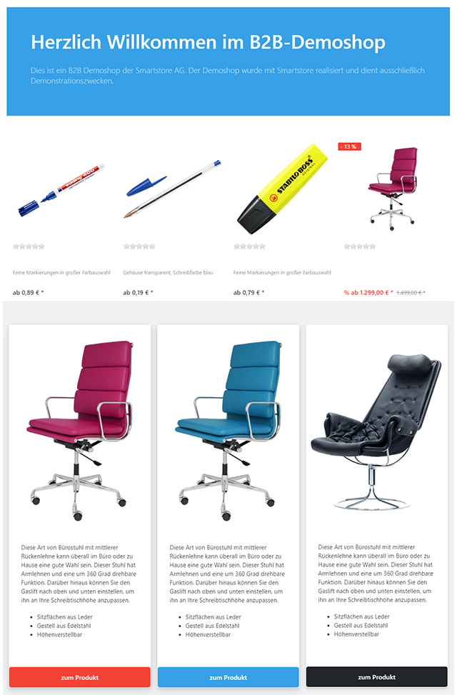 Smartstore auf Smartphone