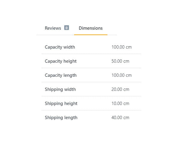 Versandmaße vs Volumen