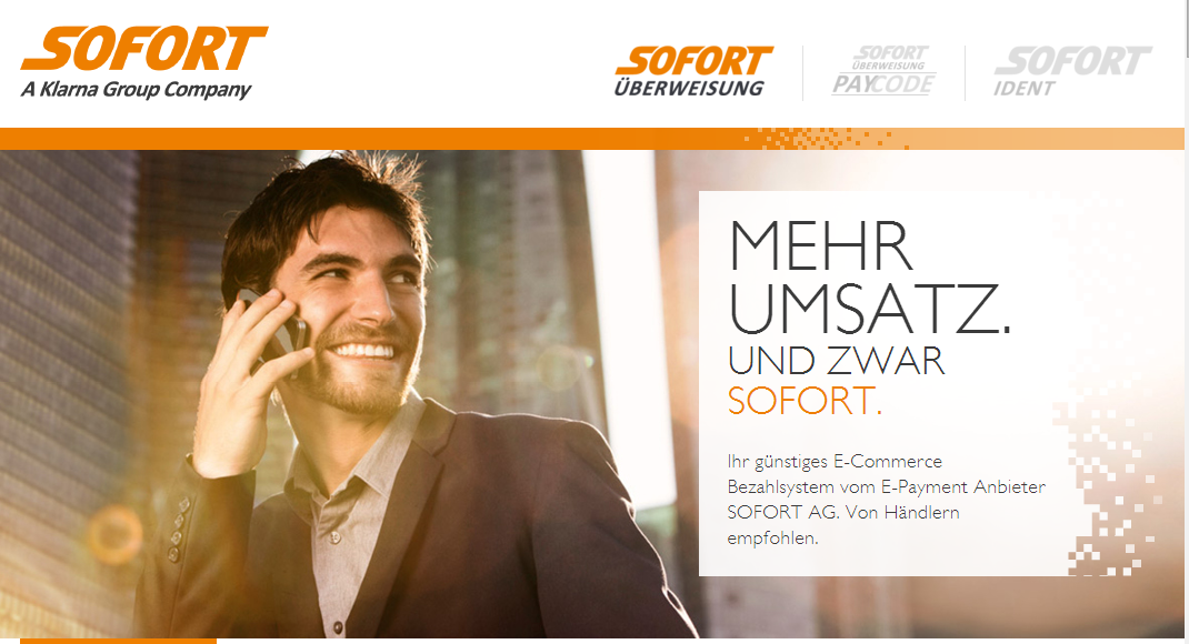 Store system Smartstore.biz 5 with new interface to sofortüberweisung