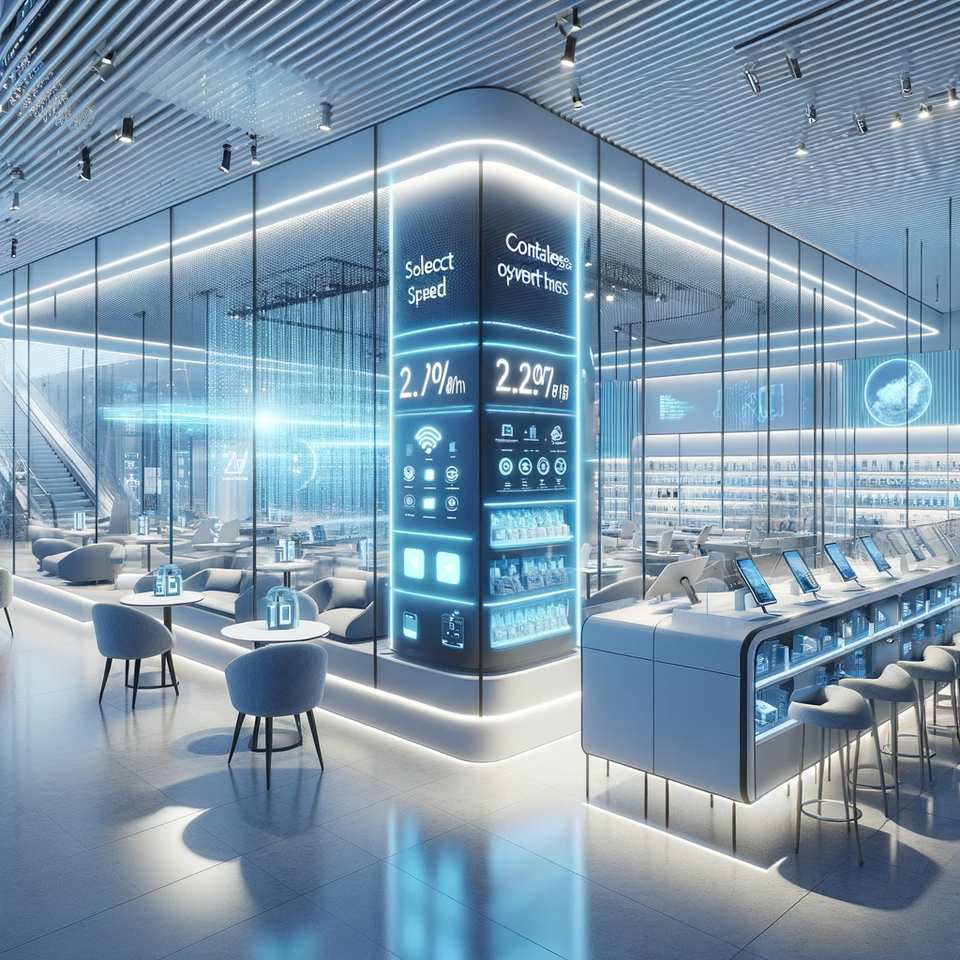 Moderner Verkaufsraum